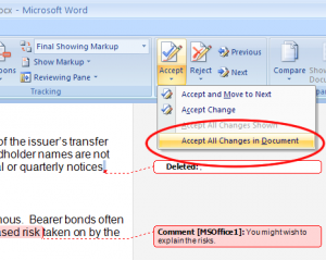How To Track Changes In Word 2007 In 5 Steps Papercheck How To Track Changes In Word 2007 In 5 Steps Papercheck