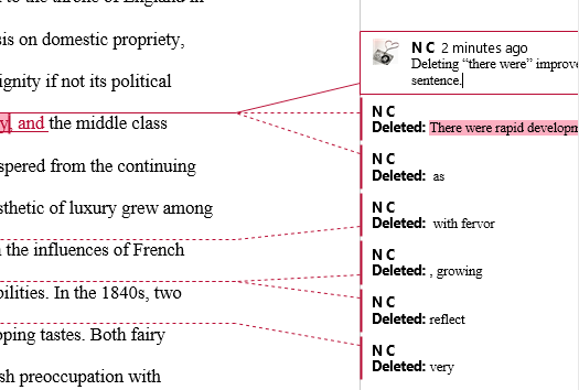 using markup in word